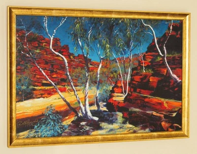 ROLF HARRIS (1930-2023) ограниченного тиража холст доска печати Западной Австралии - Изображение 1 из 4