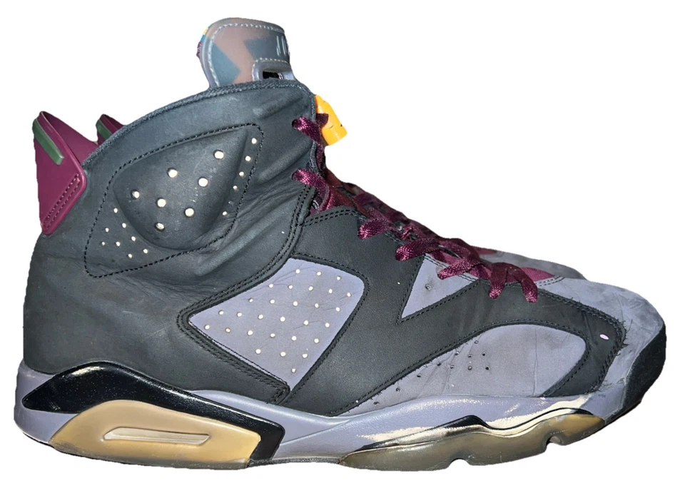 Jordan 6 Retro Burdeos Septiembre 2021 Talla 14 Hombre Usado Sin Caja Original Foto 1 de 4