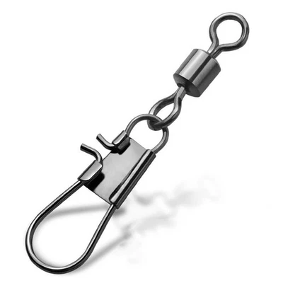 50Pcs Interlock Snaps Barrel Rolling Swivels Stainless Steel Cross Lock Snap - Image 1 of 4