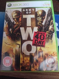 Xbox 360 Army's Of Two 40 Day Complete With Manual Tested - Picture 1 of 1