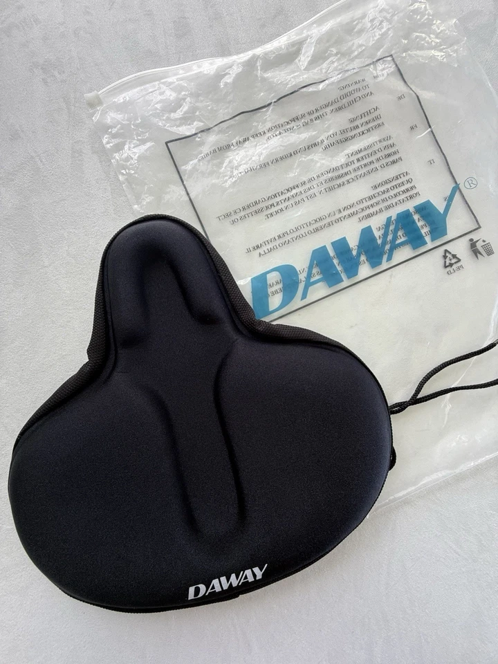 Daway C9 Comfortable Exercise Bike Seat Cover Extra Large Wide Foam GEL Padded