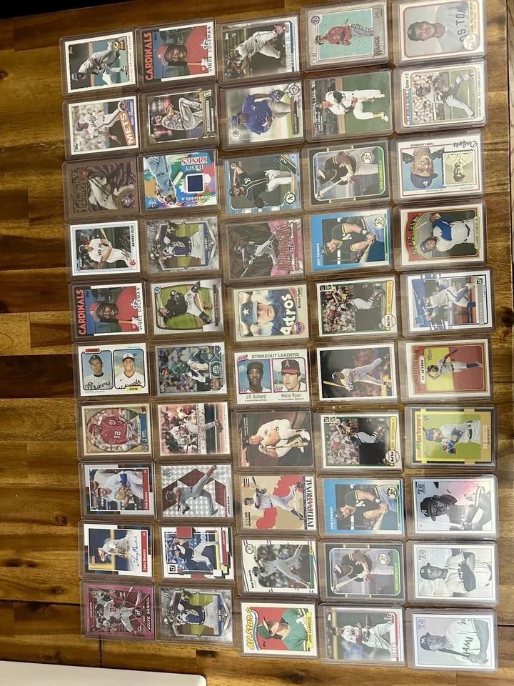 1974-2025 BASEBALL COLLECTION OF ROOKIES, SERIAL, AUTOS, HOF'S, Patch, LOT OF 50 - Image 1 of 4