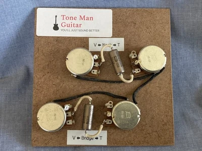 Arnés precableado Les Paul 59 Gibson Epiphone Les Paul ollas de eje corto Foto 1 de 4