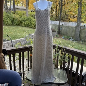 Maxi Vestido THEORY Seda Cuello Redondo Sin Mangas Talla 0 XS Forrado - Imagen 1 de 10