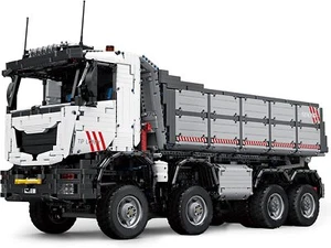 Mould King 19013 Dump Truck 8x8 Pneumatik Fernbedienung Kipper Technik Bausteine - Bild 1 von 3