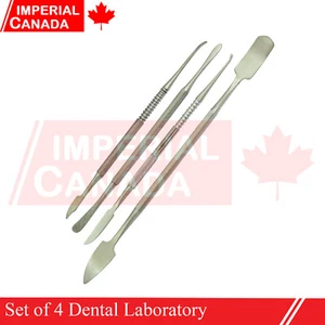 Juego de 4 espátulas dentistas Gritman mezcladoras de cera de laboratorio dental para DS-2161 - Imagen 1 de 2