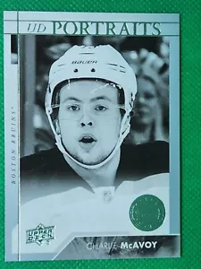 2017 Upper Deck UD Portraits #P-59 Charlie McAvoy ROOKIE Boston Bruins - Photo 1 sur 3