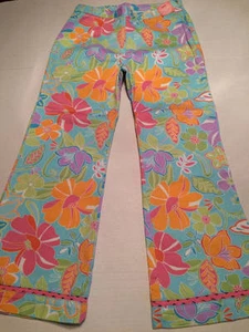 Pantalones Gymboree Palm Springs estampado de flores talla 9 - Imagen 1 de 1
