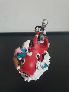 Keramik Katze im Hut Aufräummaschine - Bild 1 von 6