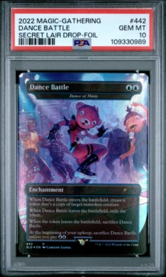 MTG PSA 10 Fortnite Secret Lair Dance Battle Foil Dance of Many #442 Drop Gariba - Image 1 of 2