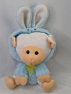 HugFun Lamb Sheep Plush 11 Inch Blue Rabbit Costume Walmart Stuffed Animal Toy - Picture 1 of 9