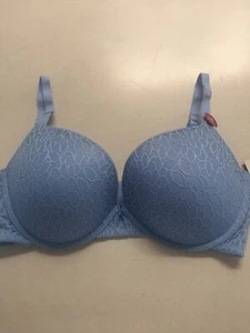 SO Lace Push Up Bra ZG83B239R 450 Hepatca Blue Sz.32A,34A,36B,36C - Picture 1 of 7