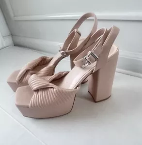 Steve Madden Rouge Pink 6 Zoll Plateau Heels Größe 9 formelle Anlässe - Bild 1 von 7