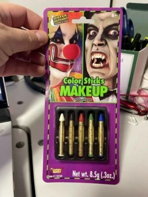 Forum Costume Highlite Color Makeup Sticks 5ct. New!!! - Image 1 of 2