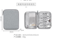 Portable Electronic Accessories Organizer Bag USB Cable Earphone Travel Storage
