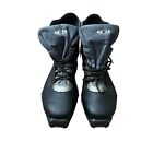 Salomon Nordic Cross Country Ski Boots Size  US 10.5 Black 