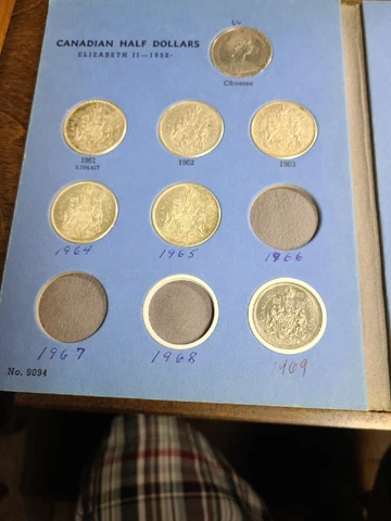 Canada Half Dollars Collection 20 Coin Set Cover