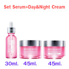 Rojukiss weißes porenloses Serum + Tag & Nachtcreme Hautpflege-Set für strahlende Haut
