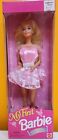 Poupée blonde Mattel vintage My First Barbie facile à habiller neuf dans sa boîte robe rose