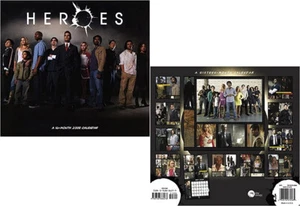 Heroes TV Show 2008 Calendar BRAND NEW OOP Hayden Panettiere Zachary Quinto - Picture 1 of 1