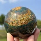 440G Natural Ocean Jasper Ball Reiki Quartz Crystal Sphere Decor Healing Gift