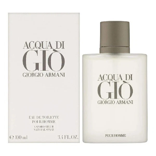Giorgio Armani Acqua Di Gio 3,4 OZ eau de toilette spray para hombre nuevo y sellado NUEVO Foto 1 de 2