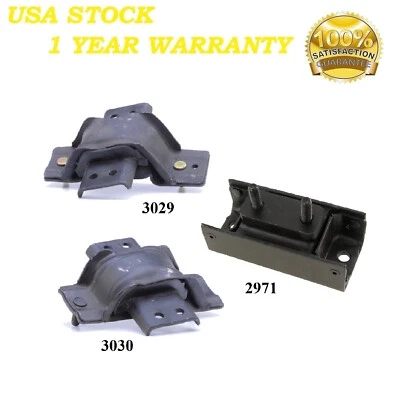 3PCS MOTOR & TRANS MOUNT FIT 1999-2003 Ford F-450 SUPER DUTY 7.3L 4WD Diesel - Image 1 of 4