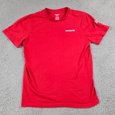 Camisa Nissan Para Hombre Mediana Roja Manga Corta Sintonizador JDM GTR Logo Bordado Foto 1 de 4
