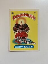 1985 Topps Garbage Pail Kids Series 1 Trading Card 28a Oozy Suzy OS1 USA GPK VTG