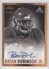 2021 Leaf Memories 1960 Base Bronze Spectrum /99 Brian Robinson Jr #BW-BRJ Auto