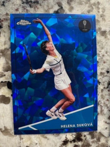 2021 TOPPS CHROME SAPPHIRE TENNIS CARD HELENA SUKOVA #65