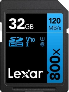 Lexar Blue Series SDHC Speicherkarte, UHS-I U1 Class 10, 32 GB - Bild 1 von 1