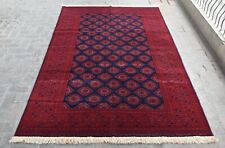 6'5 x 10 High quality handmade afghan sarooq area rug, Very unique tribal rug