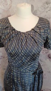 Lovely Whistles Women's Patterned Dress, 100% Silk, Size Uk 10, Great condition. - Picture 1 of 6