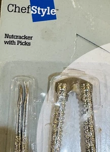 Nutcracker Shell Seafood Cracker With 2 Picks Bradshaw International New - Picture 1 of 11
