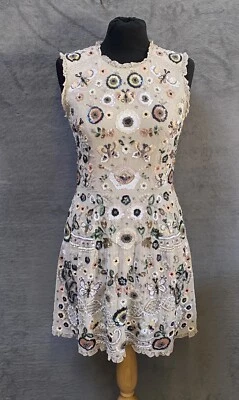 Needle & Thread Beaded Sequin Mini Dress - UK 10 - Floral Occasion Summer - Image 1 of 4