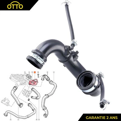 Durite de turbo neuve prévu pour Renault Clio 2 Kangoo modus 1.5 dci 8200770644 - Bild 1 von 4