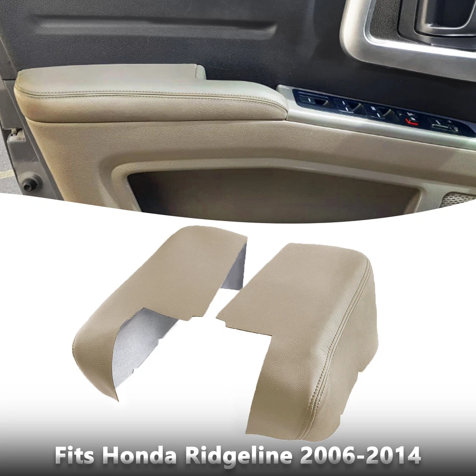 Cubierta de vinilo para reposabrazos panel puerta delantera Honda Ridgeline 2006-2014 beige tostado Foto 1 de 4