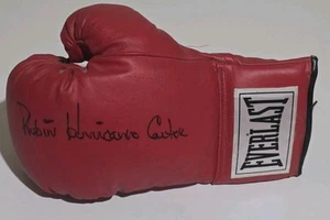 Rubin Hurricane Carter Autograph Signed Everlast Boxing Glove JSA Authenticated - Picture 1 of 6