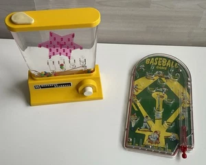 1976 TOMY Waterful Starball Handheld Water & SCHYLLiNG Baseball Flipper Spiel - Bild 1 von 15