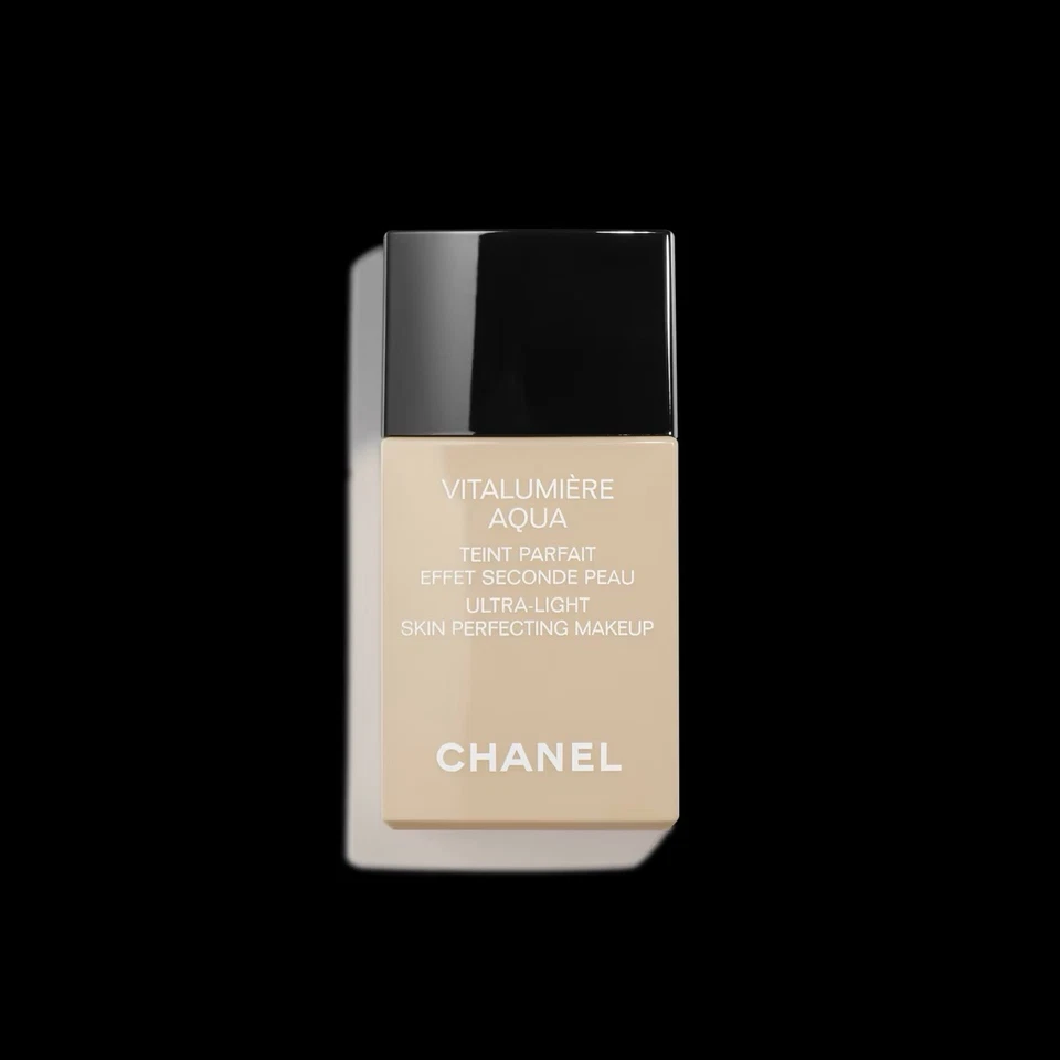 Chanel VITALUMIERE AQUA SKIN MAKE-UP - 12 BEIGE ROSE 30mL  NEW BOXED Foundation - Image 1 of 1