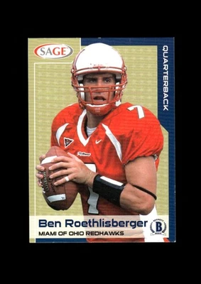 2005 SAGE Beckett: Ben Roethlisberger RC ПОЧТИ КАК НОВАЯ ИЛИ ЛУЧШЕ - Изображение 1 из 2