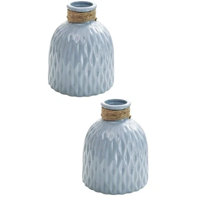  2 Pcs Deko Flaschen Blumenvase Modern Kreative Esszimmertisch Herzstück - Bild 1 von 4