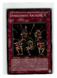 Yu-Gi-Oh! Amazoness Archers Super Rare DR1-EN151 Moderately Played Unlimited - Picture 1 of 2