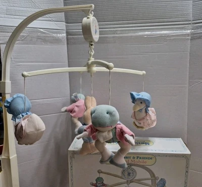 Peter Rabbit & Friends Musical Mobile 1993 - Caja original y direcciones Eden Toys Foto 1 de 4