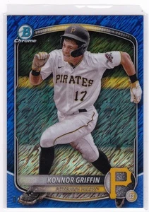 Konnor Griffin /150 BLUE SHIMMER 2025 Bowman #BCP-86 Pirates - Bild 1 von 8