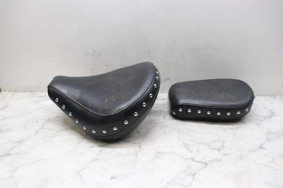 1998-2003 Yamaha V Star 650 XVS650 Front & Rear Seat Saddle Driver & Passenger - Image 1 of 4
