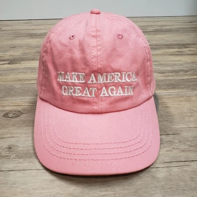 Make America Great Again Hat Cap Strap Back Embroidered Slogan USA Flag Mens - Image 1 of 4