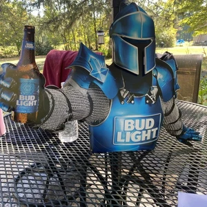 Bud Light Blue Knight Logo Man Cave Sign Wall Display 3-D - Picture 1 of 10