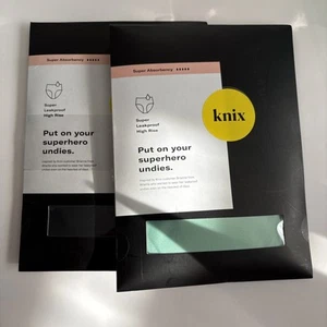 KNIX Super Absorbency Leakproof High Rise Period Undies Size Small New Lot of 2 - Picture 1 of 5